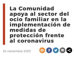 comunidad madrid apoya el ocio familiar